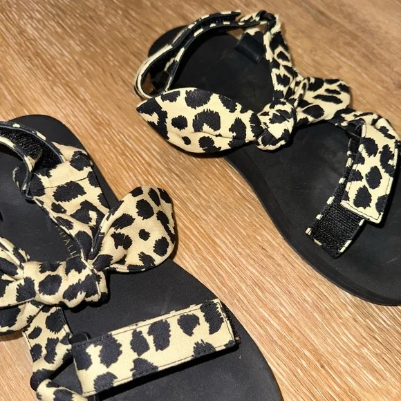 loeffler randall leopard sporty sandals maisie - Picture 3 of 4